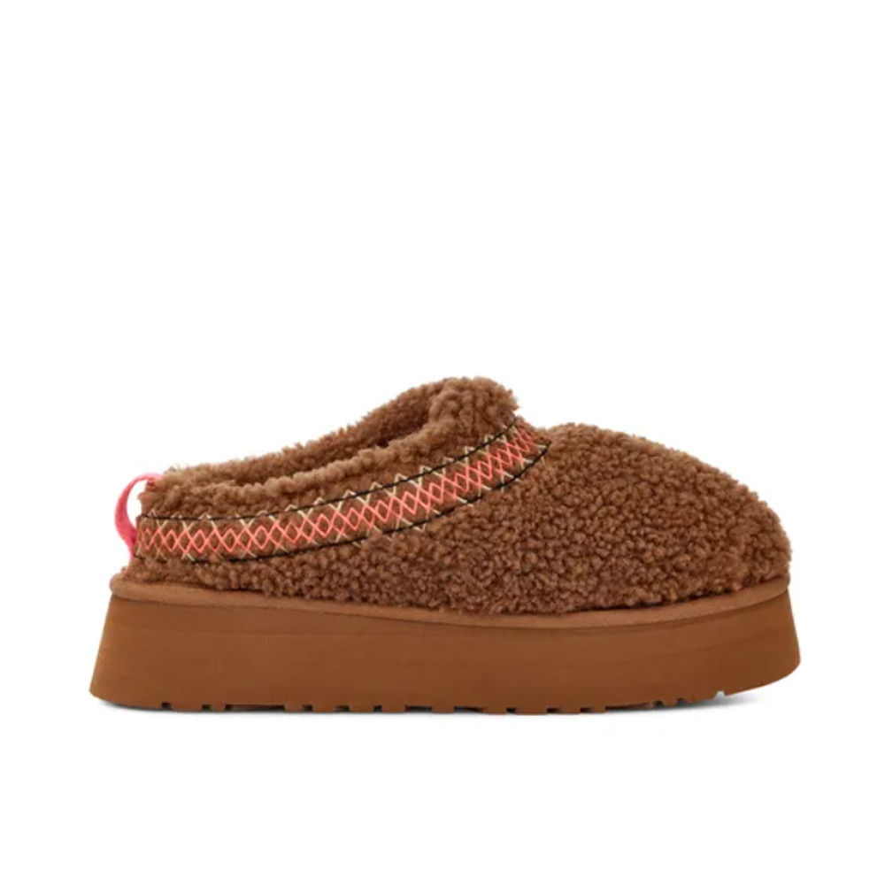 UGG Women's Tazz Heritage Braid Platform Slippers Clogs - Hardwood - Size 7